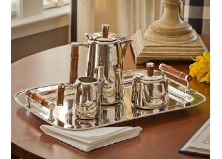 Nickel plated 3 pcs Coffee Set 